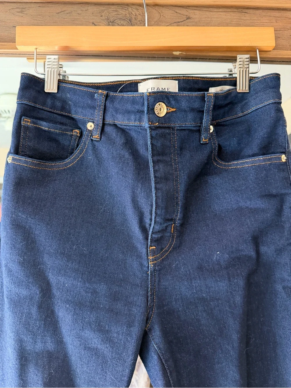 Frame The Reboot High Waist Crop Flare Jeans - Picture 6 of 9
